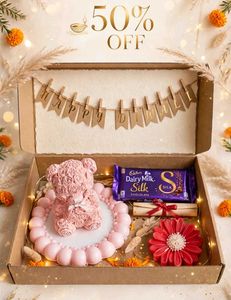 Birthday Gift Hamper - Teddy Bear & Chocolate