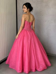 Stunning Pink Embellished Gown
