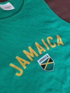 Green Jamaica Graphic Tank Top