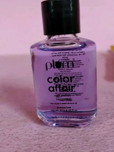 Plum Color Affair Nail Polish Remover | Acetone-fr