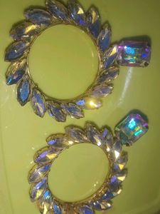 Sparkling Hoop Earrings