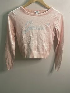 Pink Guess Rhinestone Sweater