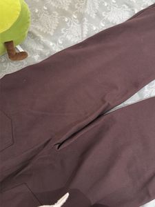 Classic Brown Wide-Leg Trousers
