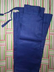 Embroidered Blue Saree with Green Accents