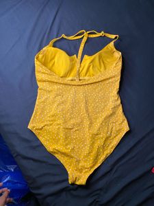 Chic Yellow Polka Dot bodysuit