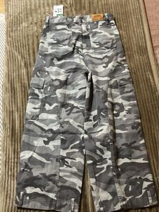 Camo Wide Leg Cargo Pants