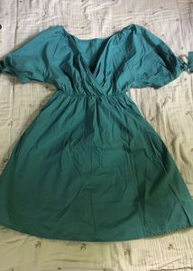 Teal Wrap Dress
