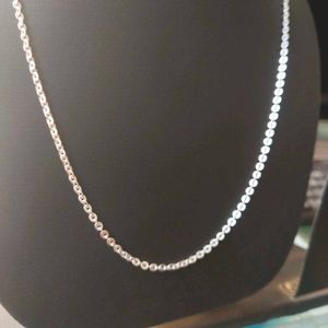 SR91 Pure Silver Snack 🥨 Chain  20"inc
