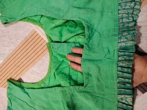Vibrant Green Blouse