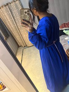 Vibrant Blue Ethnic dress🌻