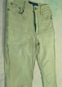 Beige Bootcut Jeans