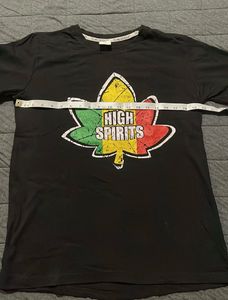 Black Batman and rasta leaf  T-Shirt (2)