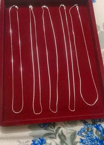 pure silver chain