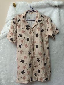 Cute Bunny Pajama Shirt
