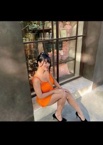 Orange Mini Dress