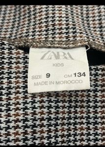 new Zara dress for girl Chic Houndstooth