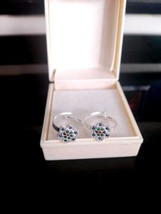 Colorfull Toerings Pure Silver