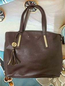 Stylish Brown Tote Handbag