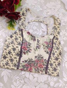Floral Corset Crop Top