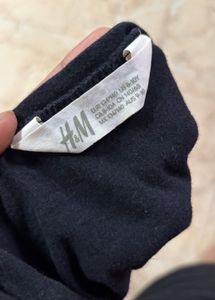 Casual Black H&amp;M Cropped Top