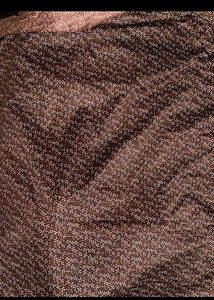 brown crepe shiny fabric
