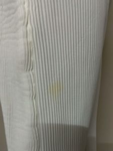 Elegant Pleated White Trousers