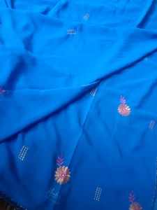Blue Silk Saree