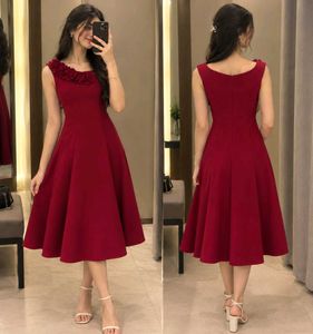 only 1 time used Elegant Red Gown with Floral Deta