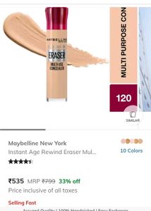 Maybelline instant age rewind concealer -122