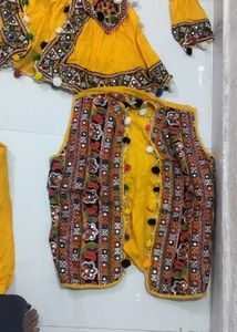 Male garba dress yellow 03 piece