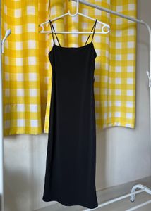 Black Strappy Bodycon Dress