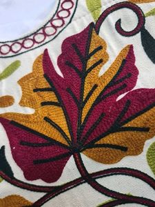 Embroidered Handbag &amp; Wallet Set