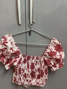 red ruffle top cute Barbie vibes