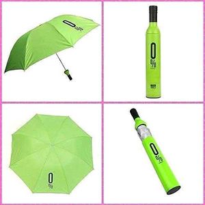 Green Wine Bottle Umbrella
