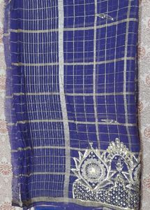 Zari Kota Doriya Aari Tari Work Sari