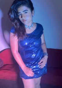 Sparkly Blue Mini Dress