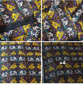 Vibrant Elephant  Patola print puresilk sar