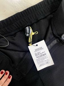 Flared High-Waisted Black Pants