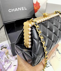 Chanel Quilted Pearl Evening Bag