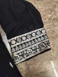 Elegant Black Kurta Set with Dupatta