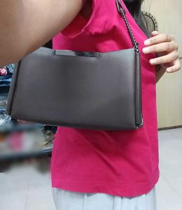 Chic Dark Brown Shoulder Bag
