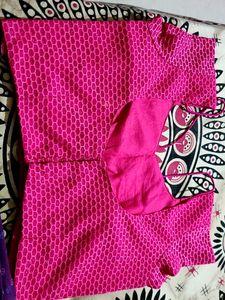 Pretty Pink Princess Cut Blouse
