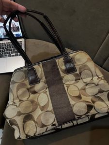 Coach Signature Canvas Tote Bag