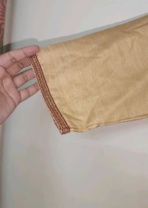 Golden &amp; Maroon Full Partywear Ethnic Gown (44")