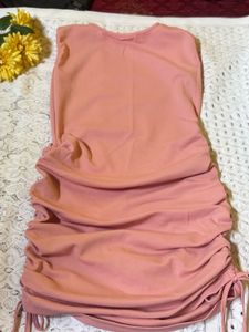 Sleeveless Ruched Bodycon Dress