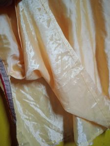 yellow Embroidered Kurta Palazzo Set
