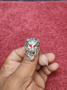Men's Lion Head Ring