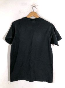 A Black Printed T SHIRT