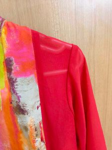Vibrant Abstract Print Kurta