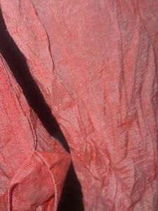 Chic Coral Tie-Dye Tunic Top